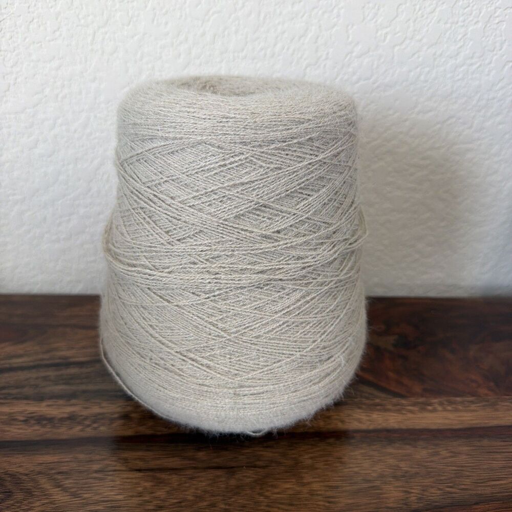 Phoenix Dye Works Boy khaki 2/24 orlon Pharr Cone Yarn Vintage